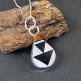 【マルチインレイ ティアドロップ ペンダント】再入荷！