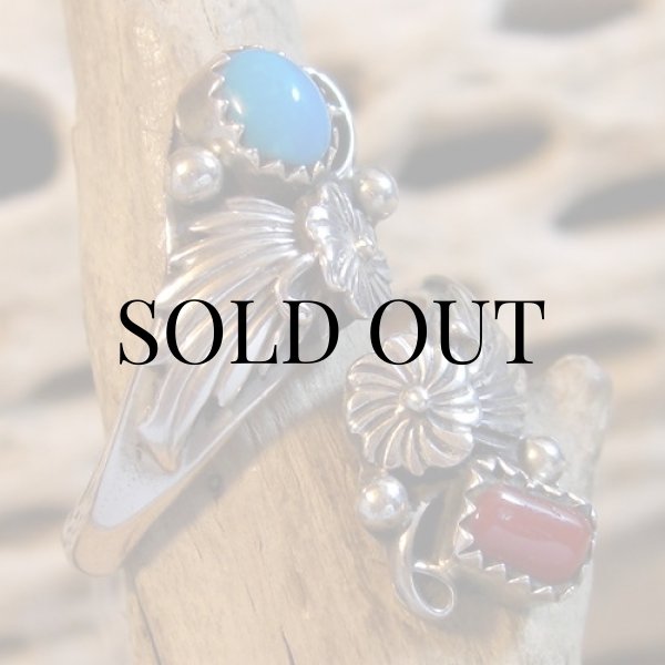 画像3: ナバホ族：フリーサイズ リング 14号 (3)