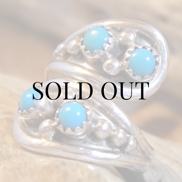 画像4: ナバホ族：フリーサイズ リング 15号 (4)