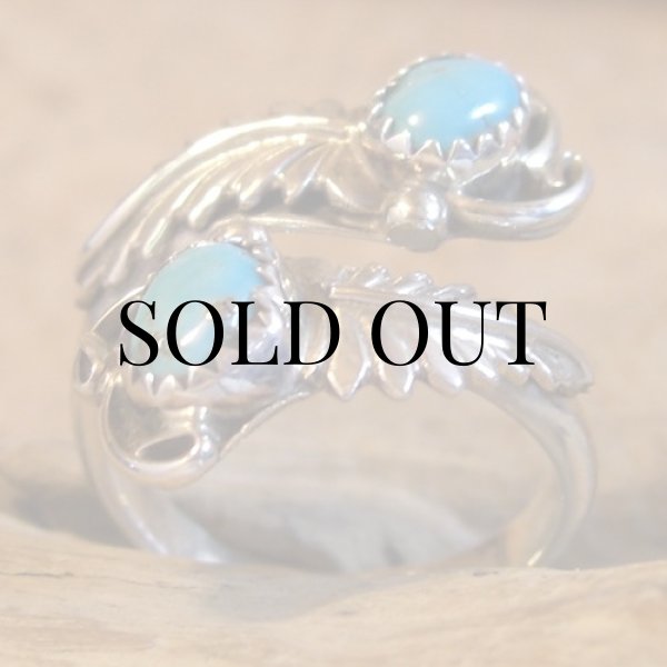 画像4: ナバホ族：フリーサイズ リング 14号 (4)