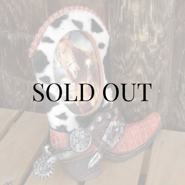 画像2: リアルなカウボーイブーツスタイルの 『写真立て』（Photo Frame） (2)