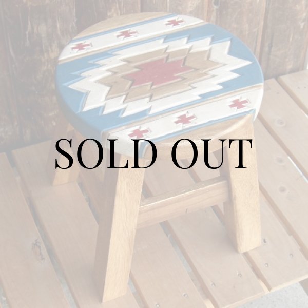 画像3: 人気のチマヨ柄のスツール（椅子） (3)