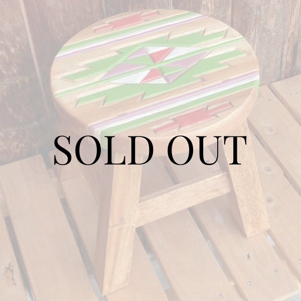 画像3: 人気のチマヨ柄のスツール（椅子） (3)