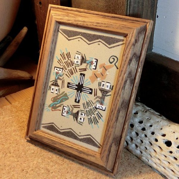 画像3: ナバホ族：サンドペインティング（Sand Painting） (3)