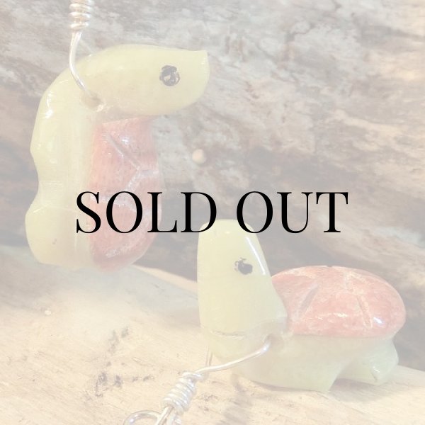 画像4: ズニ族：タートル フェティッシュ ピアス (4)