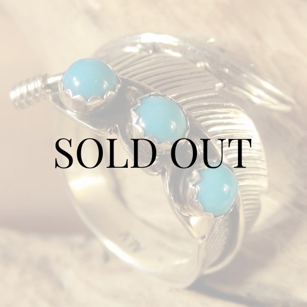 画像4: サンフェリペ プエブロ族：フリーサイズ リング 1７号 (4)