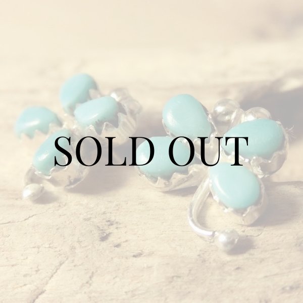 画像5: ナバホ族：ターコイズ付き ドラゴンフライ ピアス (5)