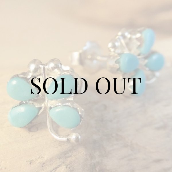 画像4: ナバホ族：ターコイズ付き ドラゴンフライ ピアス (4)