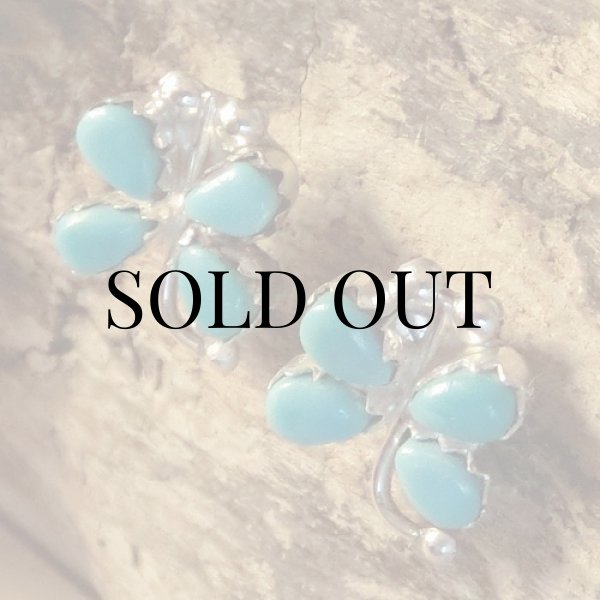 画像3: ナバホ族：ターコイズ付き ドラゴンフライ ピアス (3)