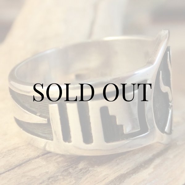 画像4: ホピ族：トーチデザイン リング　17号 (4)