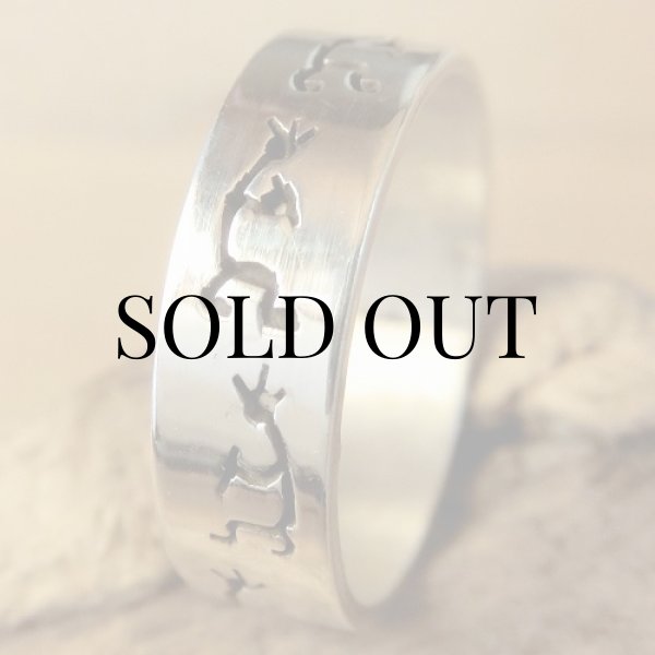 画像4: ナバホ族：ココペリ モチーフ リング (4)