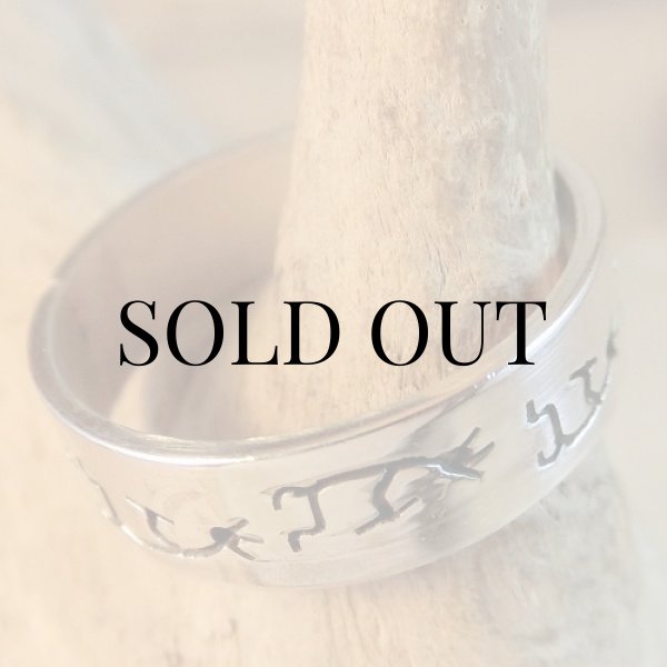 画像3: ナバホ族：ココペリ モチーフ リング (3)