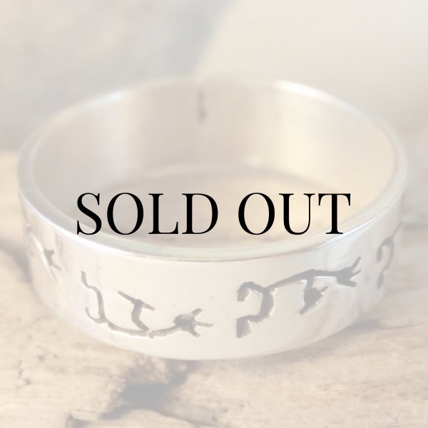 画像2: ナバホ族：ココペリ モチーフ リング (2)