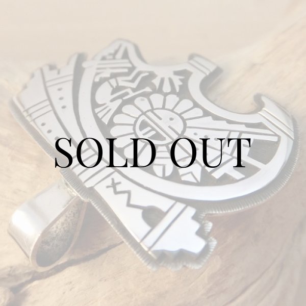 画像4: ホピ族：Berra Tawahongva ベア（クマ）モチーフ ペンダント (4)