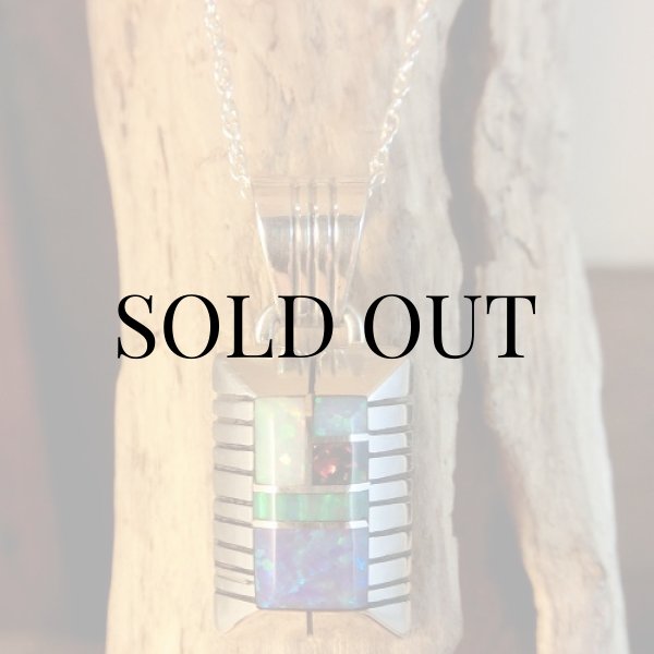 画像4: ナバホ族：チェスターベナリー ペンダント トップ (4)