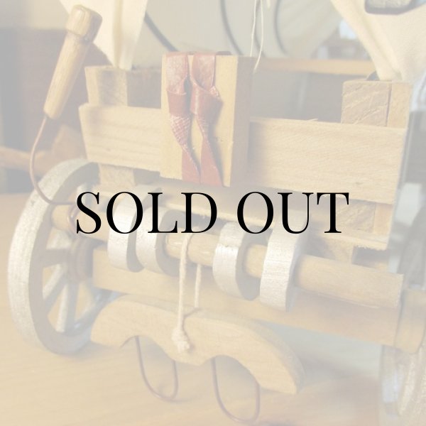 画像7: 木製ミニチュア『幌馬車（カバードワゴン）』 (7)