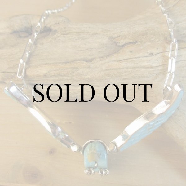 画像3: ナバホ族：ターコイズ イーグル チョーカー (3)