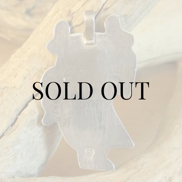 画像8: ホピ族：Berra Tawahongva コーンメイデンモチーフ ペンダント (8)