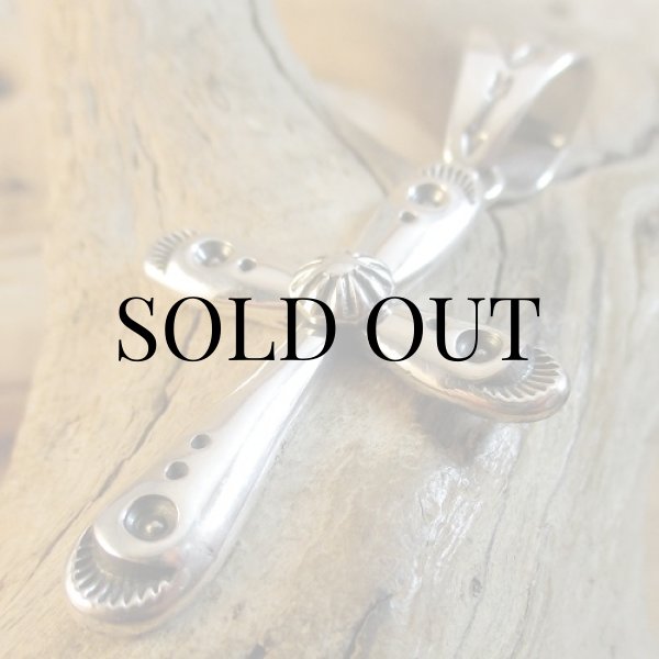 画像7: ナバホ族：Billy Slim スタンプワーク&アップリケコンチョ クロストップ (7)