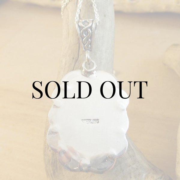 画像4: ナバホ族：グリーンターコイズ ペンダント (4)