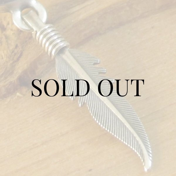 画像5: ナバホ族：フェザー付きコンチョ ピアス (5)