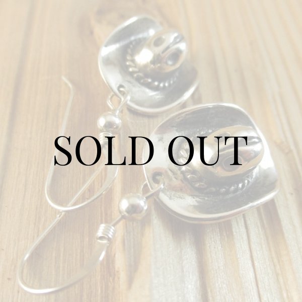 画像3: ナバホ族：カウボーイハット ピアス (3)