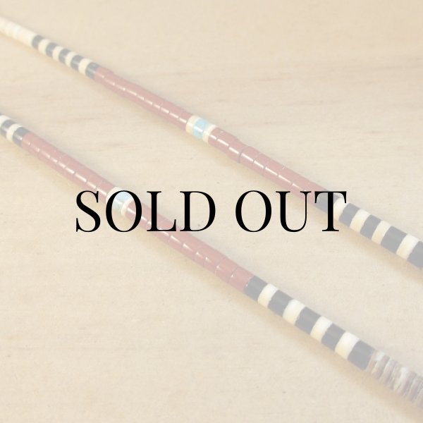 画像6: サント・ドミンゴ族：Dorene Calabaza マルチカラーヒシチョーカー (6)