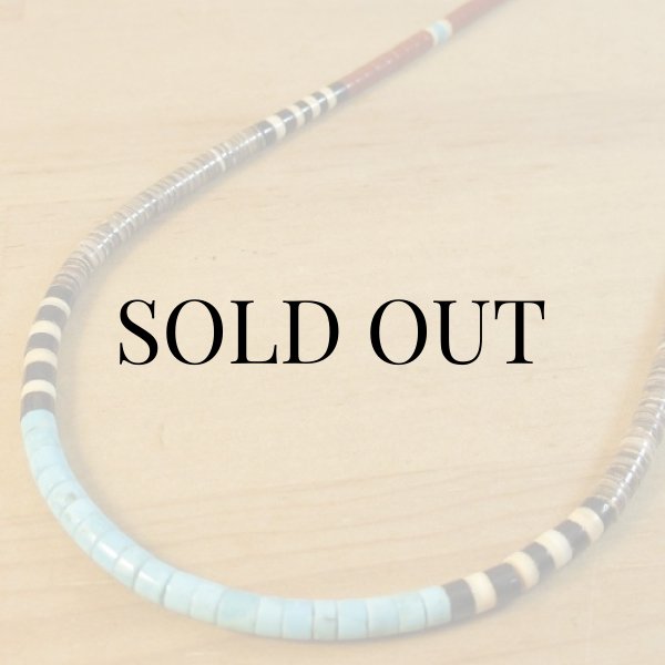 画像3: サント・ドミンゴ族：Dorene Calabaza マルチカラーヒシチョーカー (3)