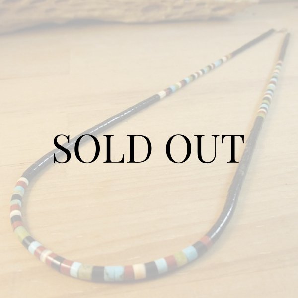 画像5: サント・ドミンゴ族：Dorene Calabaza マルチカラーヒシチョーカー (5)