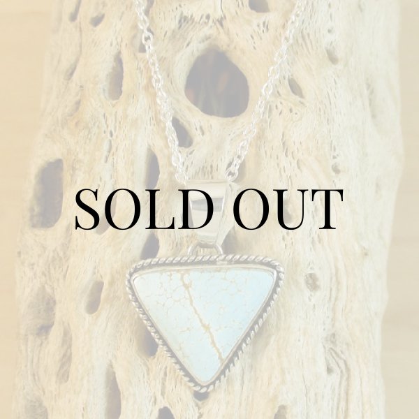 画像9: ナバホ族:Elvira Chavez #8 ターコイズ ペンダント トップ (9)