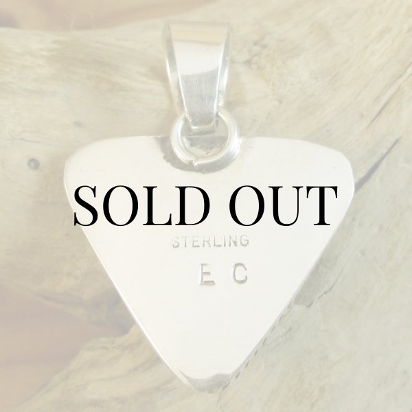 画像4: ナバホ族:Elvira Chavez #8 ターコイズ ペンダント トップ (4)