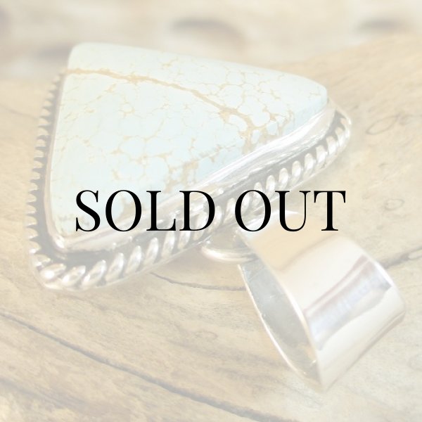 画像6: ナバホ族:Elvira Chavez #8 ターコイズ ペンダント トップ (6)