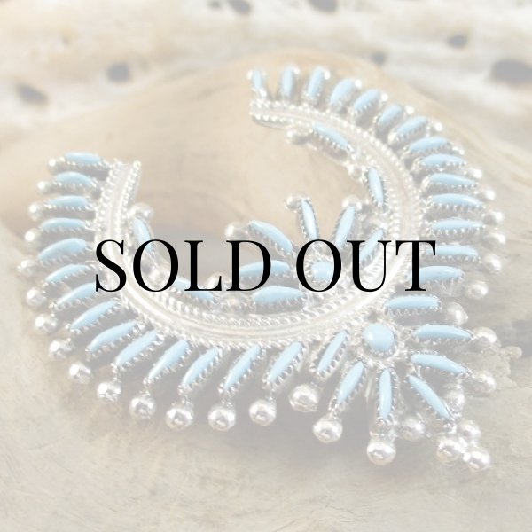 画像6: ズニ族：Lorna Mahkee ニードルポイント ナジャ ペンダントトップ (6)