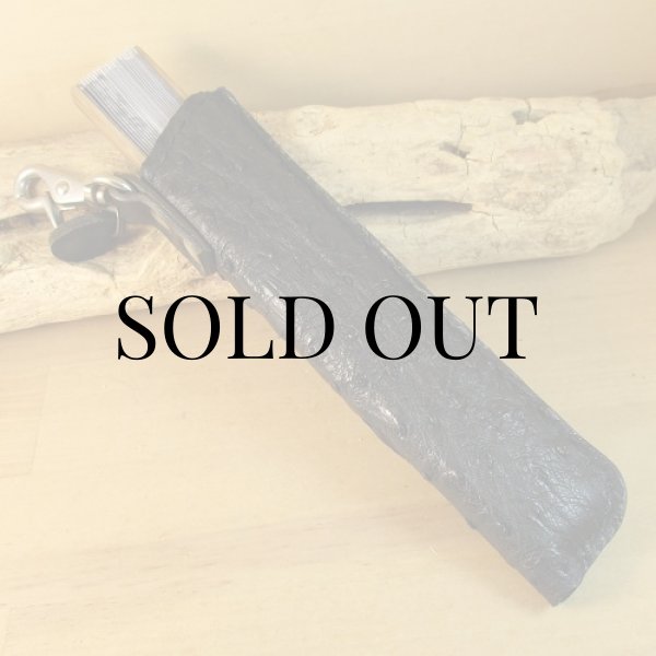 画像3: 和風のレザーアイテム 『扇子ケース』 (3)