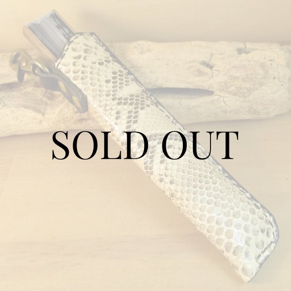 画像3: 和風のレザーアイテム 『扇子ケース』 (3)