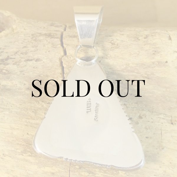 画像4: ナバホ族：Lonnie Willie New Lunder ペンダント トップ (4)