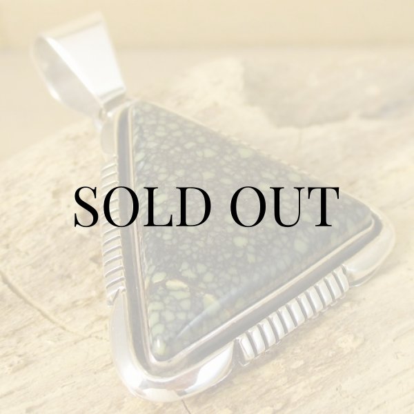 画像8: ナバホ族：Lonnie Willie New Lunder ペンダント トップ (8)