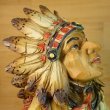 画像8: 木彫り風 『インディアンチーフ人形』（Indian Chief Doll） (8)