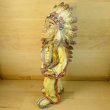 画像2: 木彫り風 『インディアンチーフ人形』（Indian Chief Doll） (2)