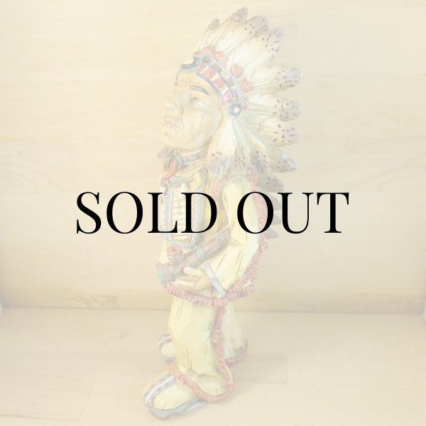 画像2: 木彫り風 『インディアンチーフ人形』（Indian Chief Doll） (2)