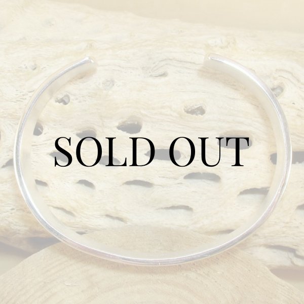 画像8: ナバホ族:Bruce Morgan チゼルワーク シルバー カフブレスレット (8)