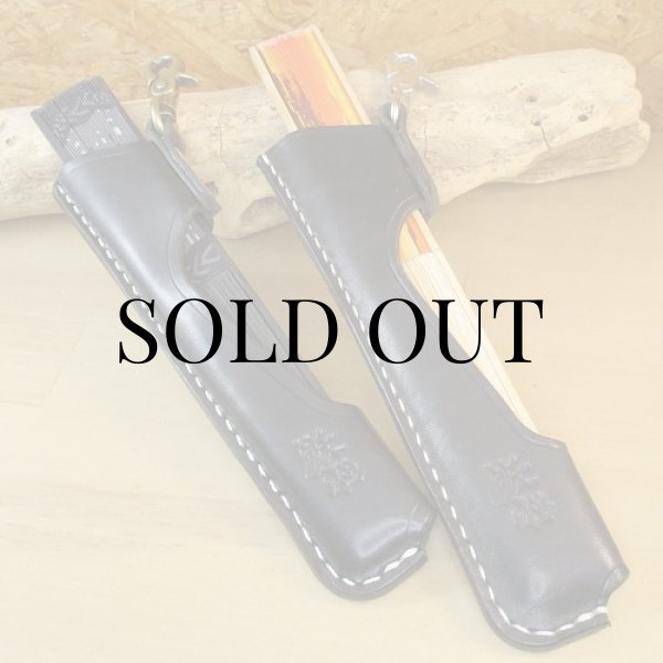 画像3: 和風のレザーアイテム 『扇子ケース』 (3)