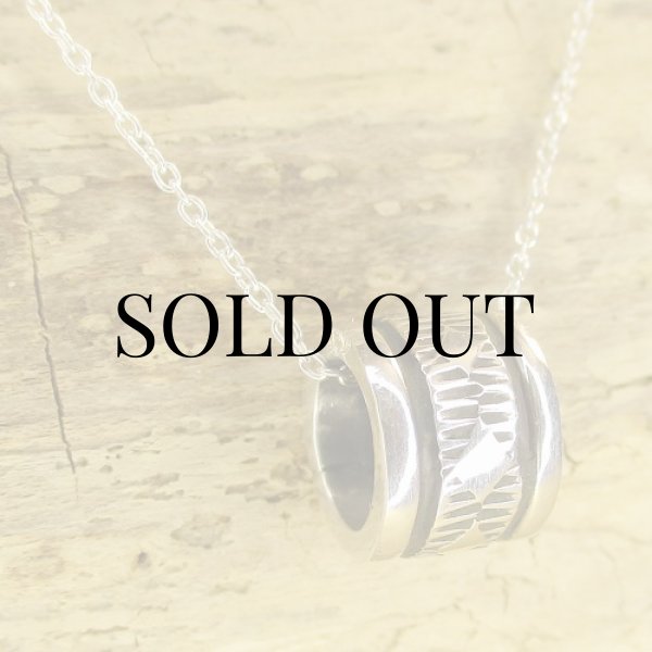 画像3: ナバホ族:Bruce Morgan バレルタイプ ペンダントトップ (3)