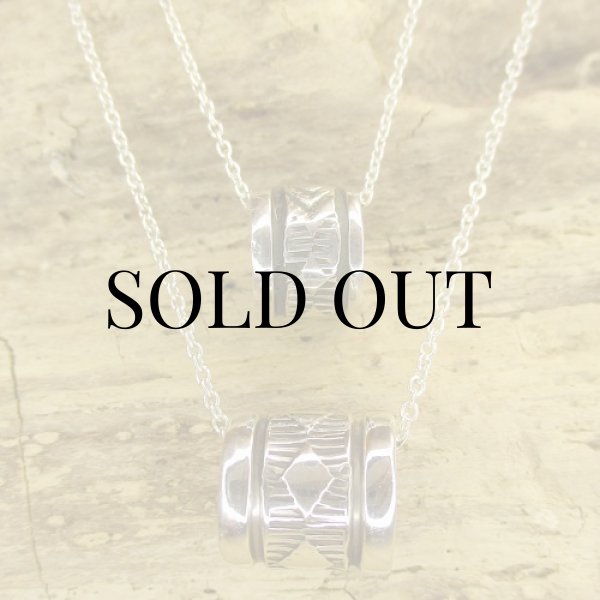 画像4: ナバホ族:Bruce Morgan バレルタイプ ペンダントトップ (4)