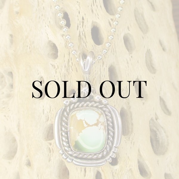 画像9: ナバホ族:Harvey Mace ロイストンターコイズ ペンダントトップ (9)