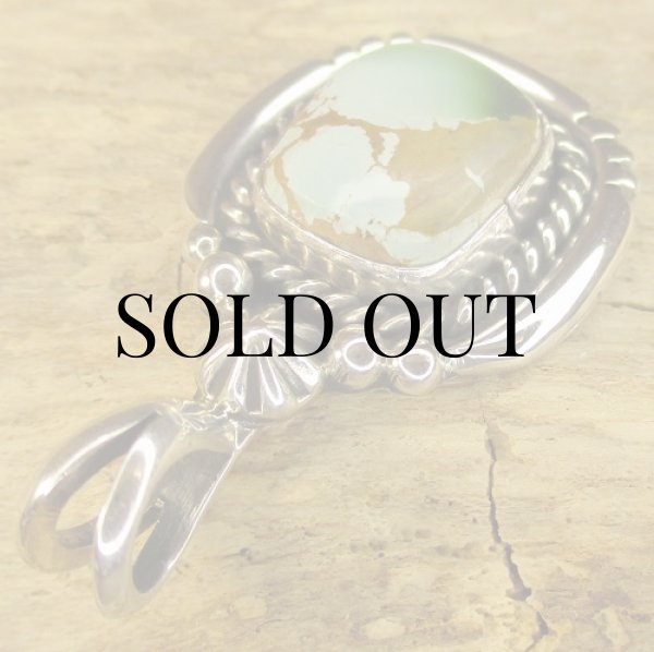 画像5: ナバホ族:Harvey Mace ロイストンターコイズ ペンダントトップ (5)