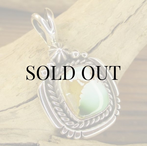 画像3: ナバホ族:Harvey Mace ロイストンターコイズ ペンダントトップ (3)