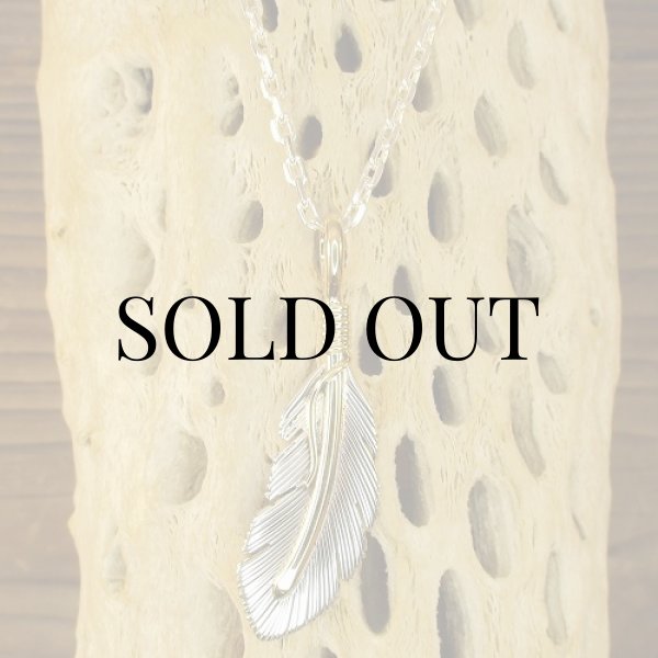 画像9: ナバホ族：Harvey Mace イーグルフェザー12KGF ペンダントトップS (9)