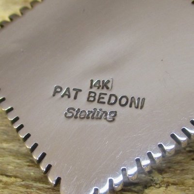 画像2: ナバホ族：Pat Bedonie 14K サンバースト ダイヤモンド ペンダントトップ