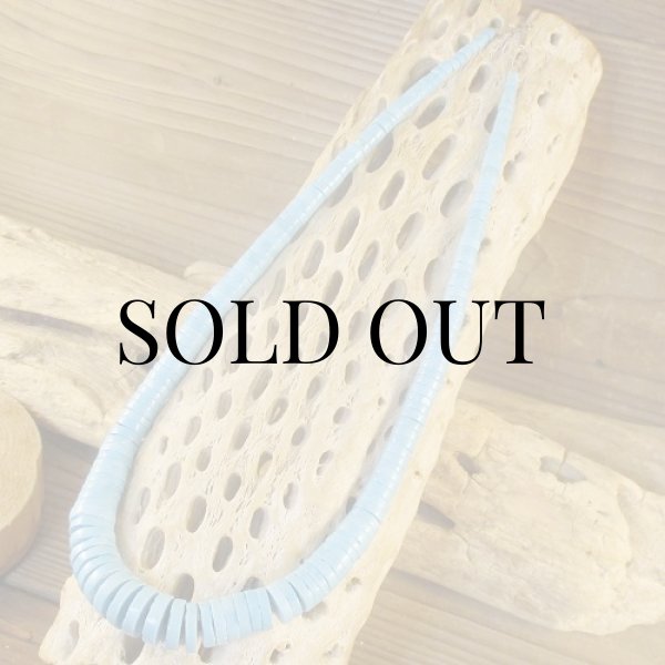 画像4: サント・ドミンゴ族：Lupe Lovato ターコイズ ヒシネックレス (4)